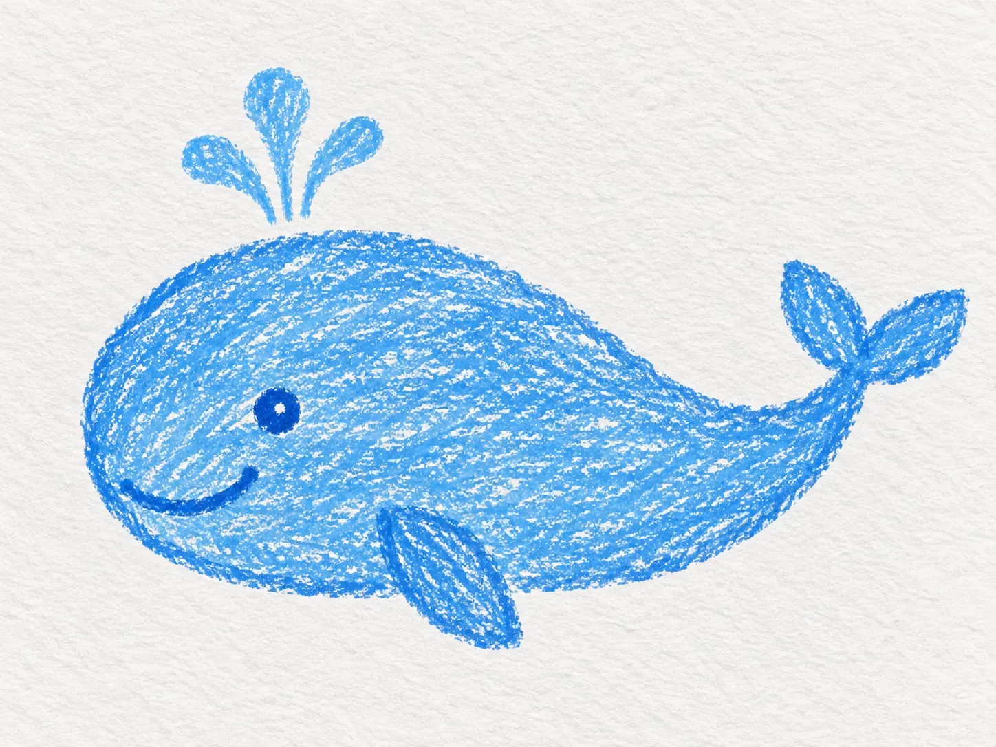 Il disegno: Io ci vedo una balena.